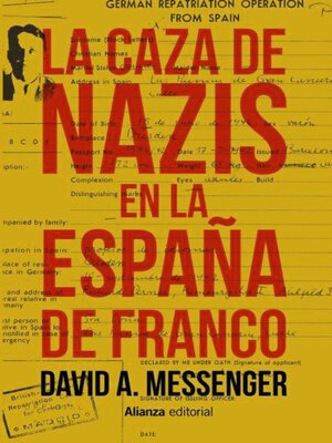 cover image of La caza de nazis en la España de Franco
